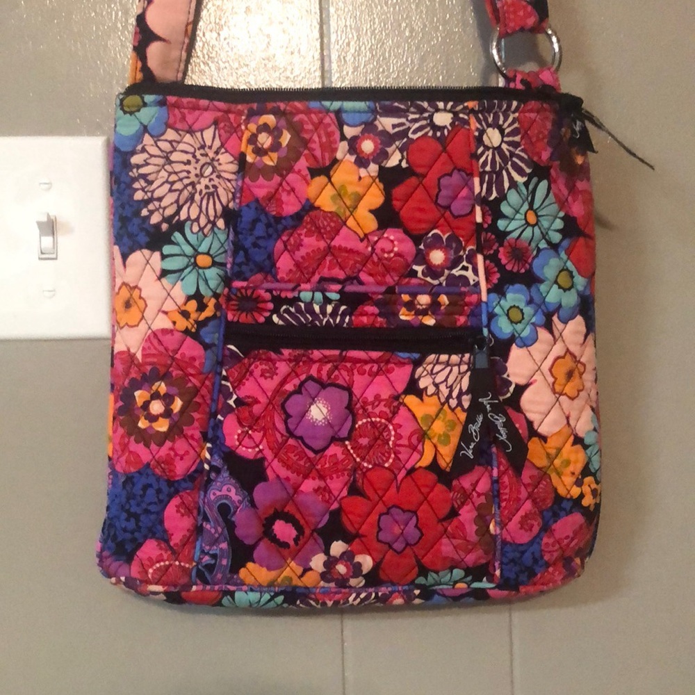 Floral Vera Bradley Purse Crossbody Bag